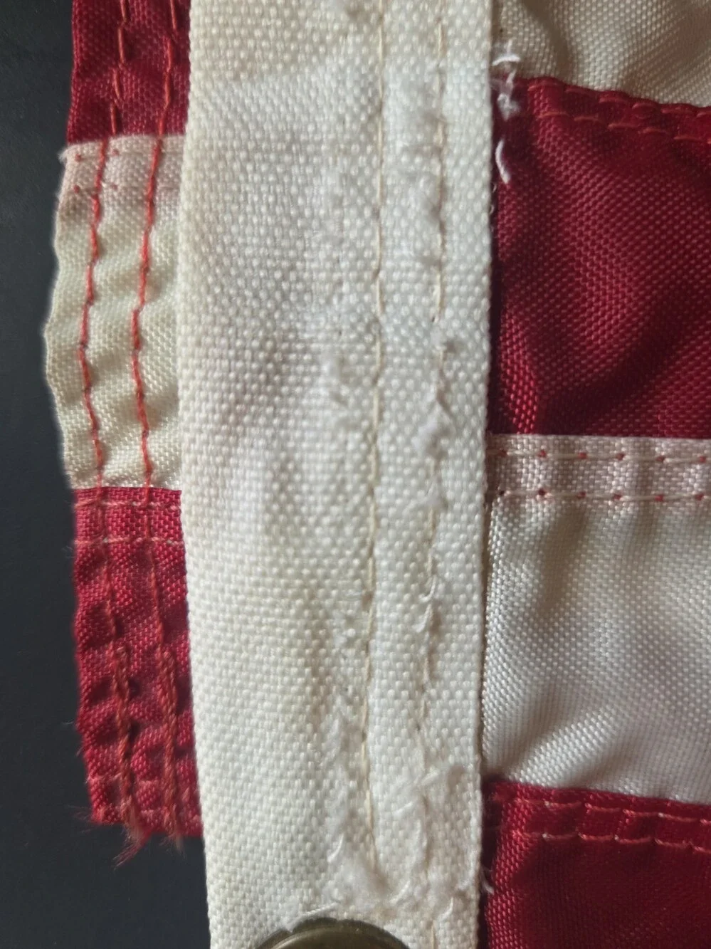 Vintage Dura-Lite American Flag 16x24 Small US Boat Flag 50 Star Sewn Nylon